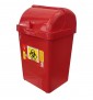 Bote RPBI Con Tapa Tipo Cortina 30L