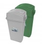 2 Botes de Basura Con Tapa Balancín Lateral 80L