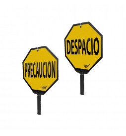 2 Pack Paleta Señalizadora Despacio - Precaución