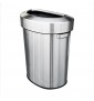 Bote de Basura Acero Inoxidable Media Luna 68L
