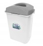 Bote de Basura Blanco 65L con Tapa Elíptica en Colores