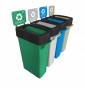 Centro de Separación de Basura 4 Botes Zvelte
