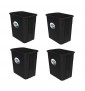 4 Pack Bote de basura 4 litros
